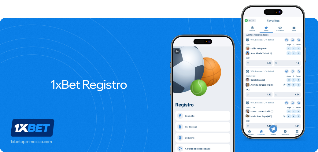 1xbet Betapk México Registro